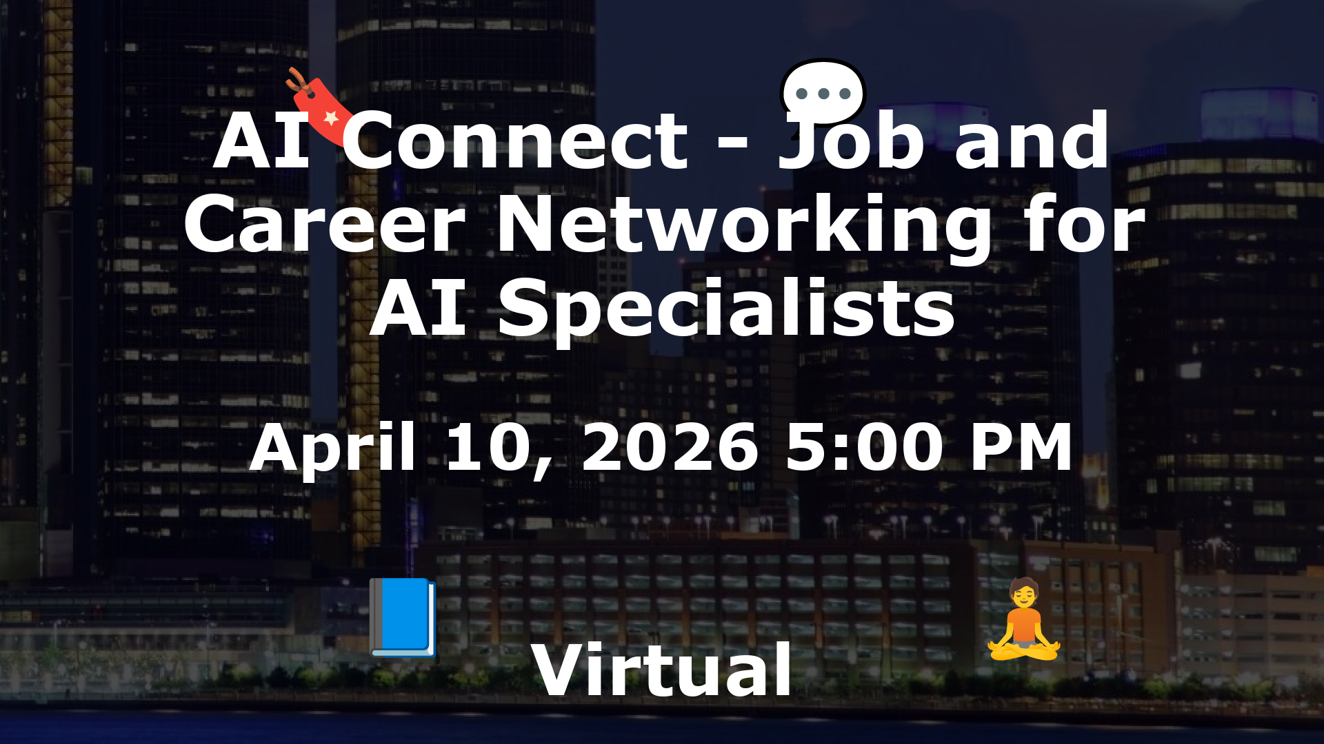 AI Connect - Job and Career Networking for AI Specialists event image